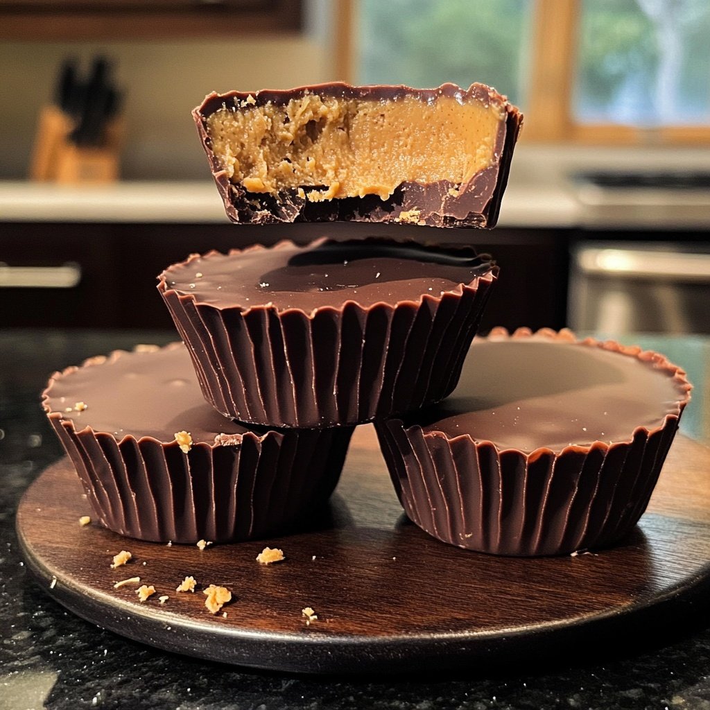 Homemade Peanut Butter Cups Vegan Style
