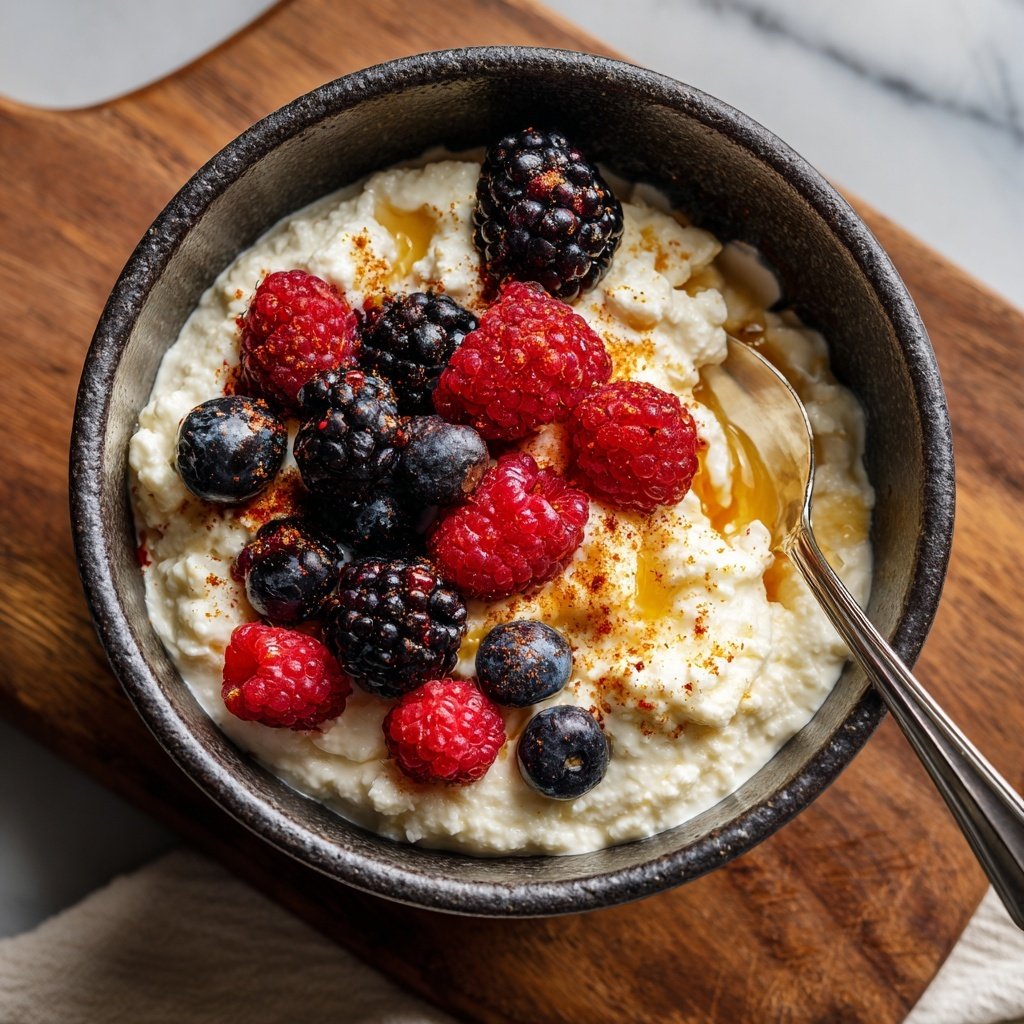 High Protein Cottage Cheese Bowl