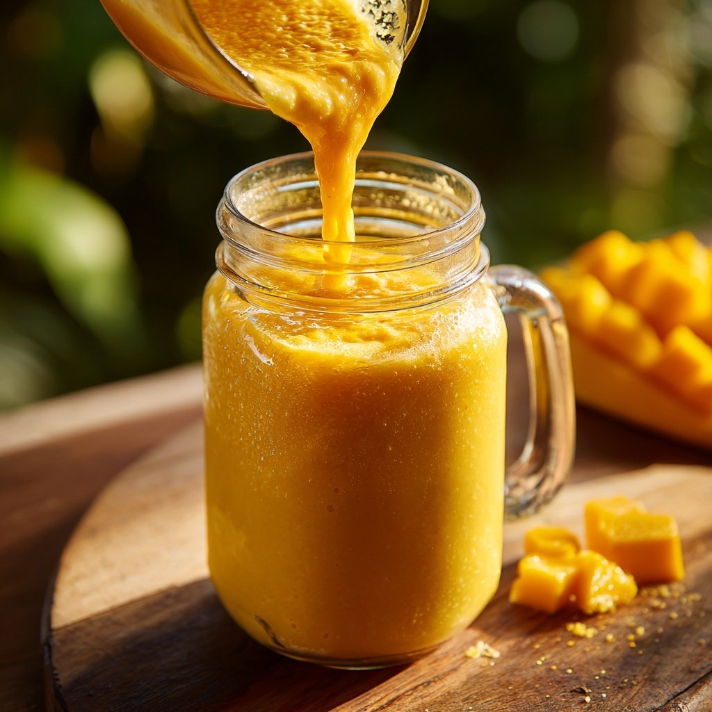 Easy Smoothie With Mango
