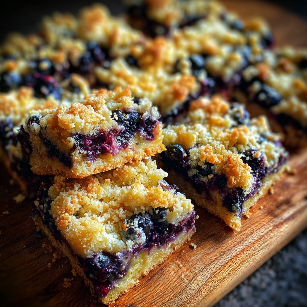 Lemon Blueberry Yogurt Crumb Bars