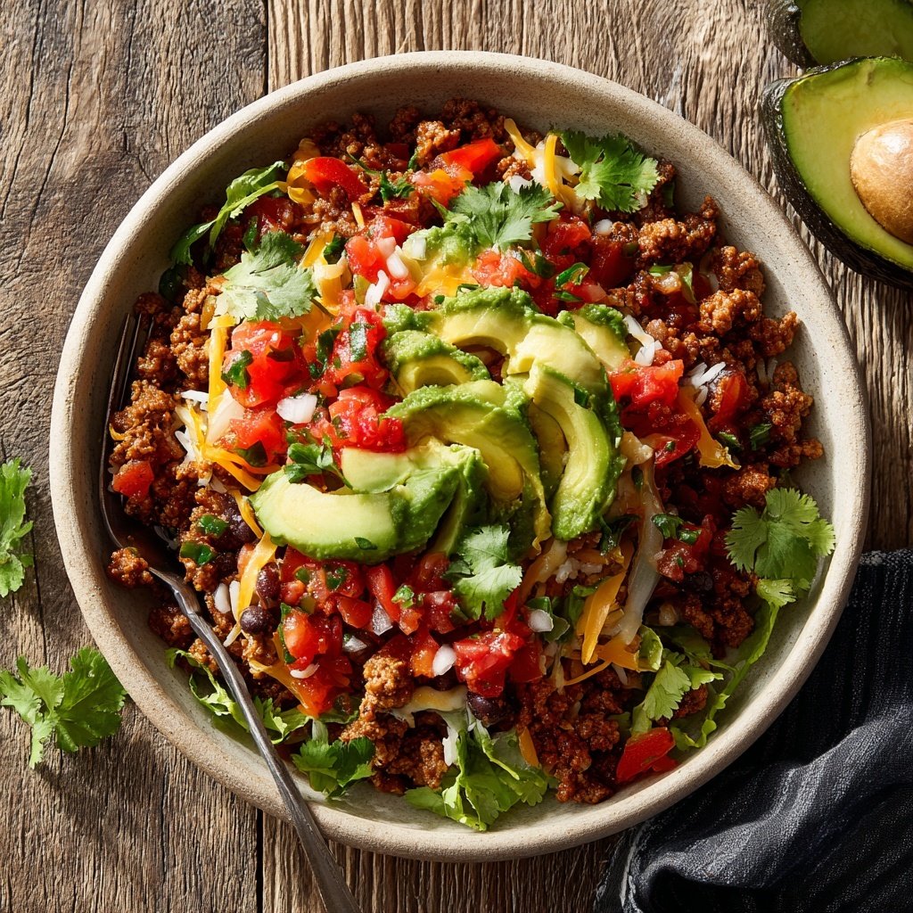 Ground Turkey Taco Bowls