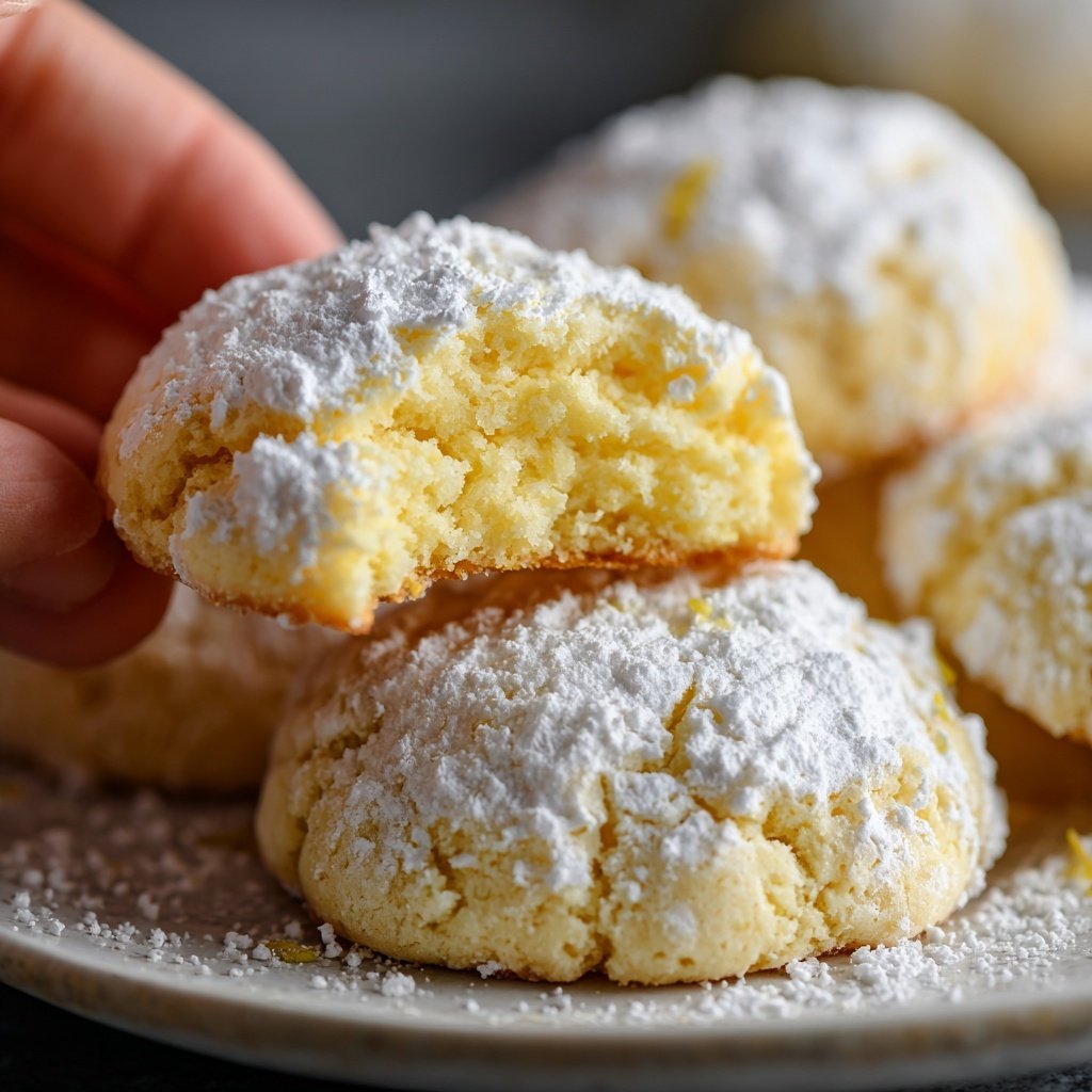 Soft & Chewy Lemon Cookies