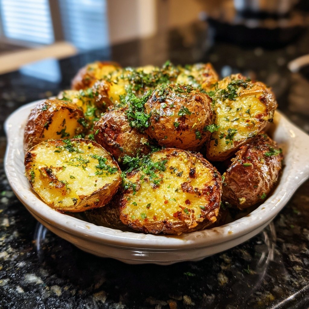 Garlic Herb Roasted Potatoes