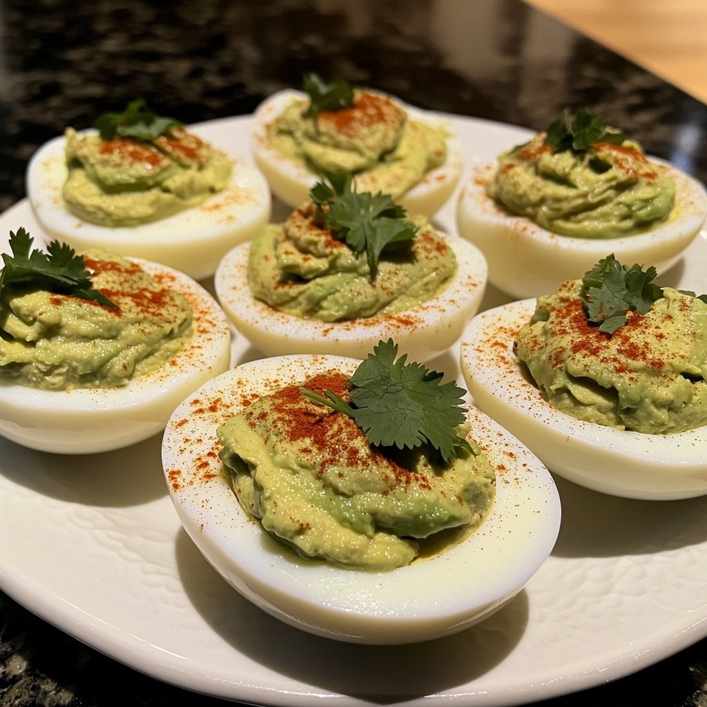 Avocado Deviled Eggs
