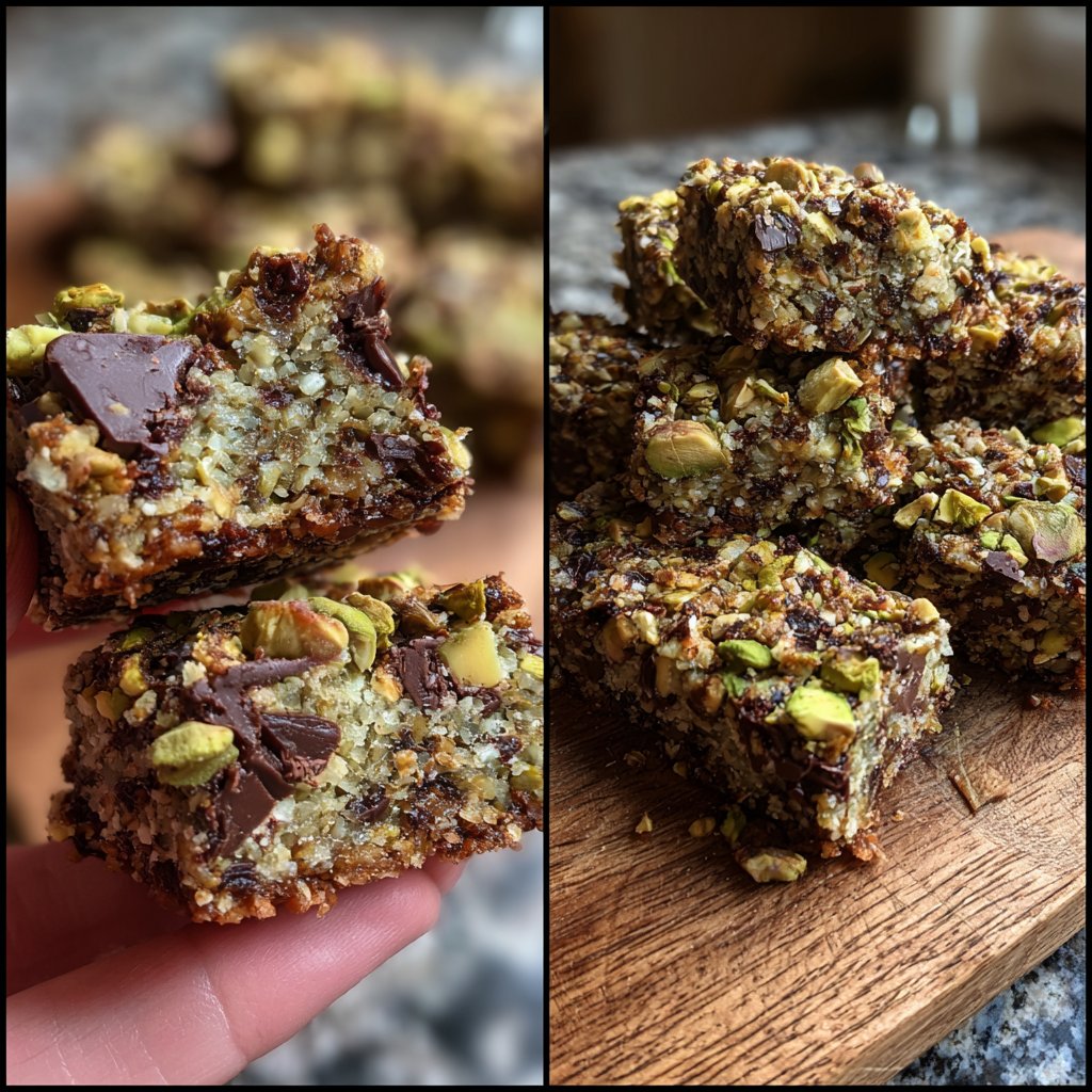 Chocolate Pistachio Coconut Bites